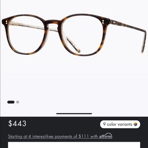 Oliver peoples sunglasses